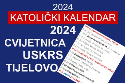 Katolicki Kalendar 2024